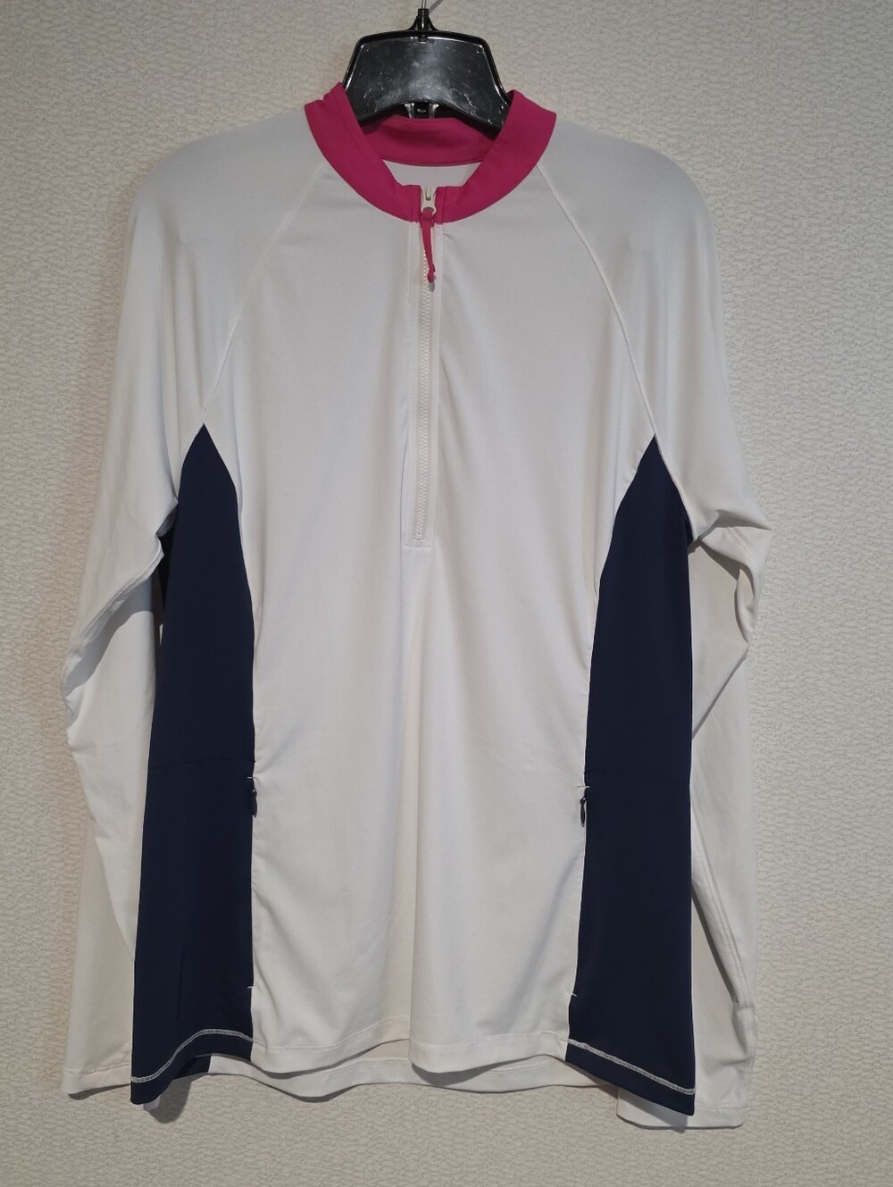 Title Nine Sunbuster 1/4 Zip Long Sleeve Sun Shirt Large Upf 50 Beach Lake